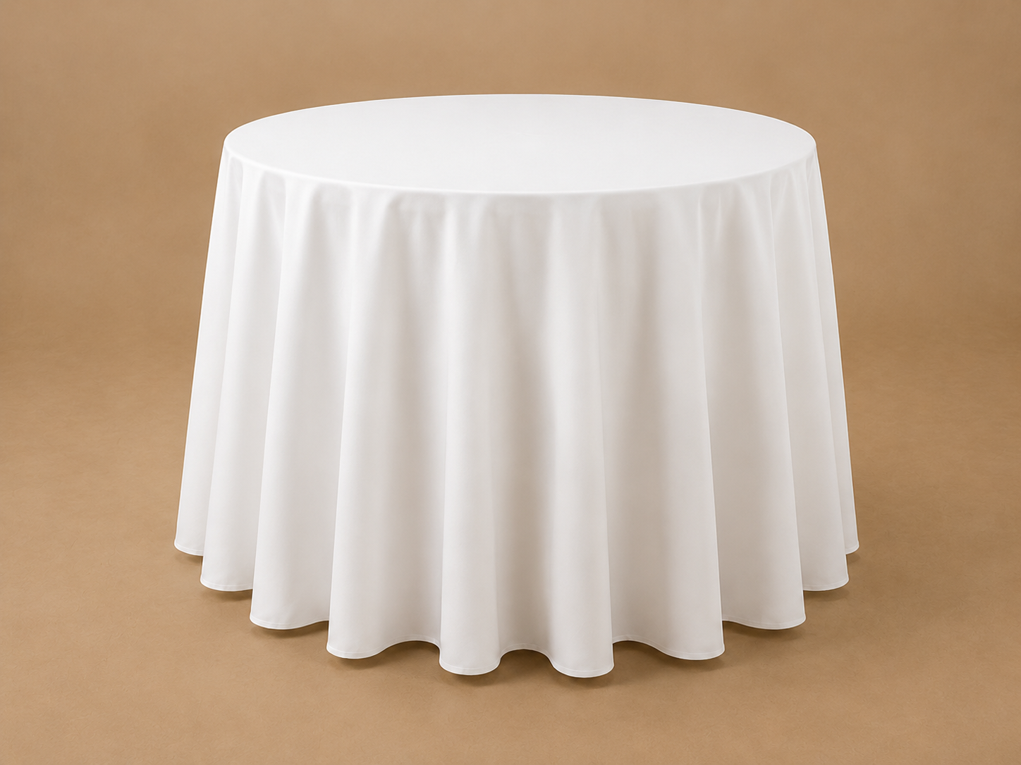 Full-length table linen rental for round and rectangular tables in Turlock